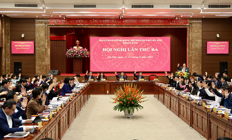 650 điểm cầu học tập 10 chương trình công tác của Thành ủy Hà Nội khóa XVII